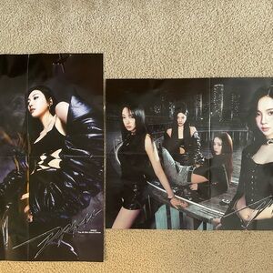 Black Leather Outfit Poster